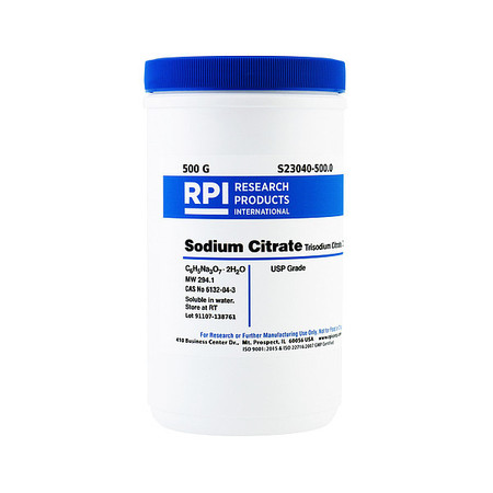 RPI SodiumCitrate TrisodiumSalt Dihydrate S23040-500.0