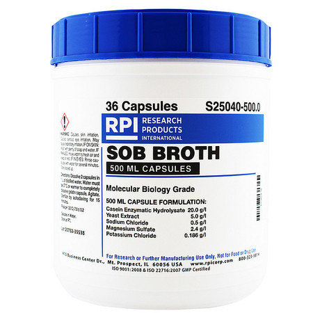 RPI SOB Broth, 14g, PK36 S25040-500.0