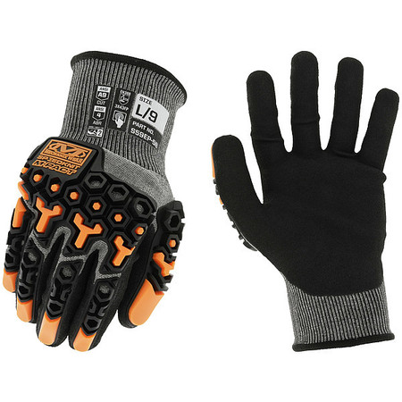 MECHANIX WEAR SpeedKnit(TM), Glove, HPPE, Size 9, 9, PR S59EP-58-009