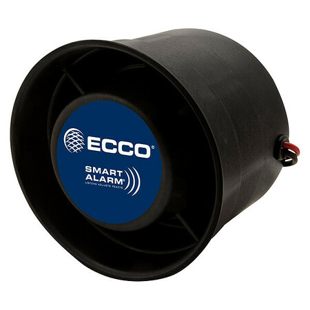 Ecco Back Up Alarm, Black, 3" H SA940