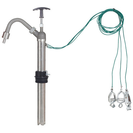 ACTION PUMP Hand Operated Drum Pump, For 5 gal THP-5-STGRND