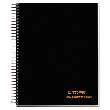 TOPS 8-1/2 x 6-3/4" Wired Planner Pad, 100 Pg TOP63828