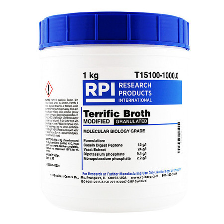 RPI Terrific Broth, Modified, Granulated, 1kg T15100-1000.0