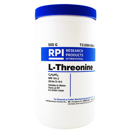 RPI L-Threonine, 500g T21060-500.0