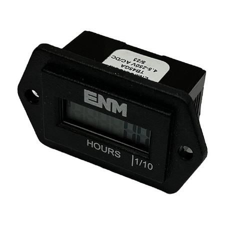 ENM Preset Hour Meter, 2.125" L, 1.4" W TB45GA