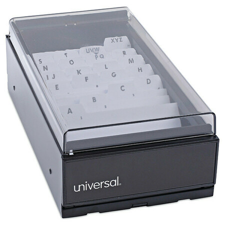 UNIVERSAL ONE Business Card File Tray, (600) Cards UNV10601