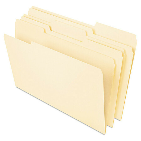 Zoro Select File Folder 9-5/8" x 11-3/4", 1/3-Cut Tab, Manila, Pk50 16413