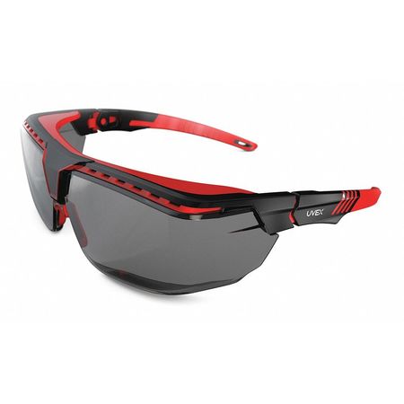 HONEYWELL UVEX Safety Glasses, Gray Polycarbonate Lens, Anti-Reflective, Scratch-Resistant S3852