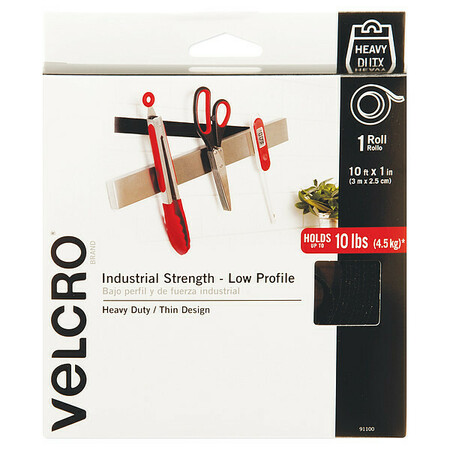 VELCRO BRAND Reclosable Fastener Black 91100