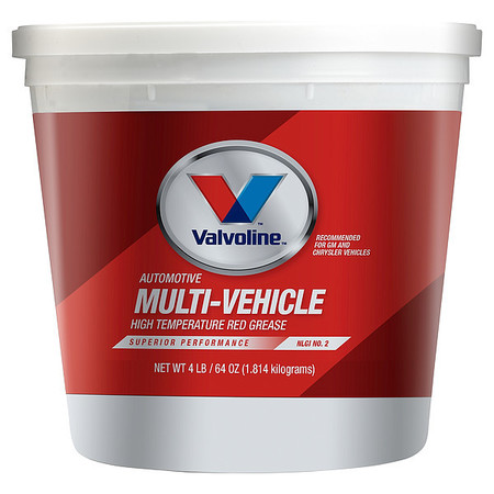 VALVOLINE Grease, High Temp, Multi-Veh, 4lb Tub VV616