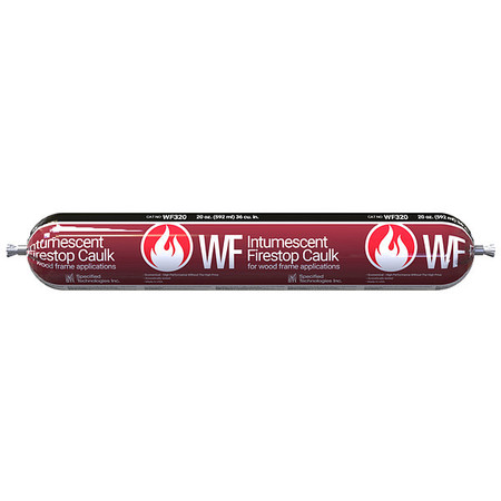 SPECSEAL Fire Barrier Sealant, 20 oz., Red, Latex WF320