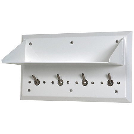 Bestcare Bookshelf, Ligature Resistant, White WH1824-SLPT