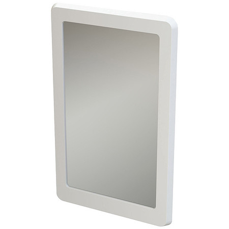 BESTCARE 17 1/2 in "H x 14 1/2 in "W, Framed , Mirror , Polymer Resin ,  WH1860-OCC11