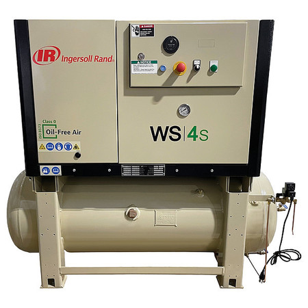 INGERSOLL-RAND Scroll Compressor, 5 hp Output Power WS4S-A145-E80H-230-3-60: