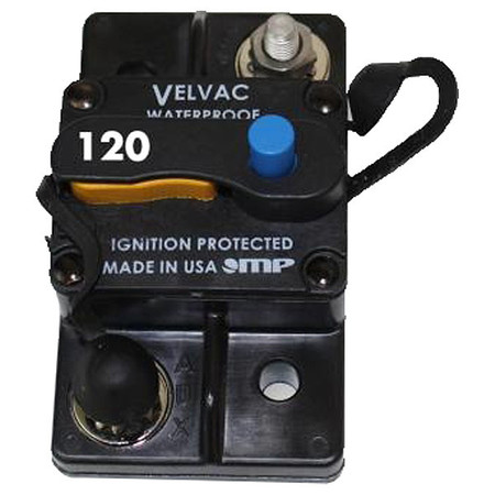 VELVAC Automotive Circuit Breaker, 120A, 30VDC 091008