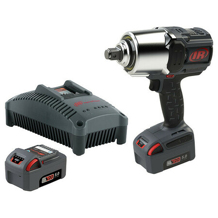 INGERSOLL-RAND Cordless Impact Wrench, 8 3/4 in L W8171-K2
