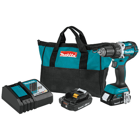 Makita 1/2 in, 18V DC Cordless Drill, Battery Included XFD12R