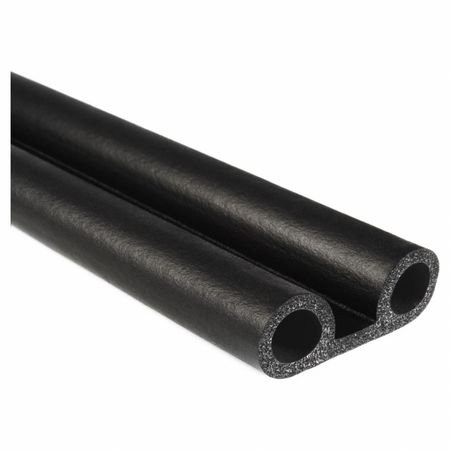 TRIM-LOK Rubber Seal, 11/20" H, 100 ft L, Black X1145HT-100