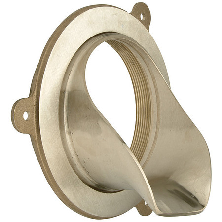 ZURN Nozzle, 4-1/2in.L, Bronze, 4in.OpeningSize ZANB199-4IP