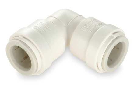 WATTS Elbow, 5/8 in Tube Size, Polysulfone, White 3517-10