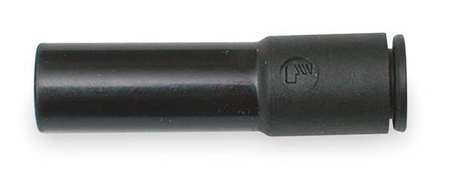 Legris Barbed, Push-to-Connect Plug-In Reducer, 4mm Tube Size, Nylon, Black, 10 PK 3166 04 08