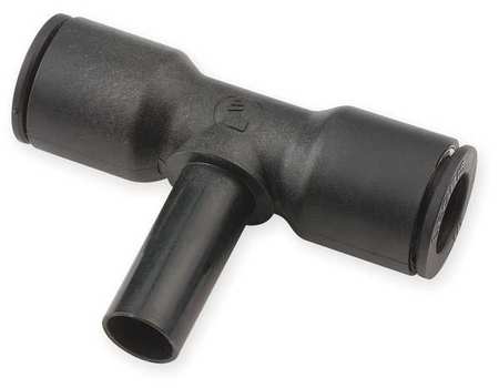 LEGRIS Plug-In Tee, 5/16 in or 8mm Tube Size, Nylon, Black, 10 PK 3188 08 00
