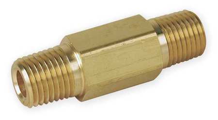 PARKER Brass Pipe Fitting, MNPT x MNPT, 3/8" Pipe Size 6-6 MHLN-B 2.0