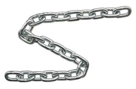 DAYTON Chain, Grade 30, 1/4 Size, 20 ft., 1300 lb. 1DJT9