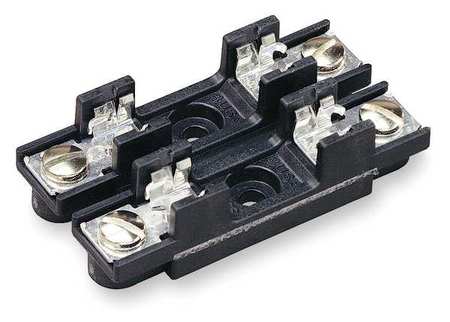 EATON BUSSMANN Open Fuse Block, 2 Poles, 30A Amp Range, 300V AC/DC Volt Rating S-8301-2-R