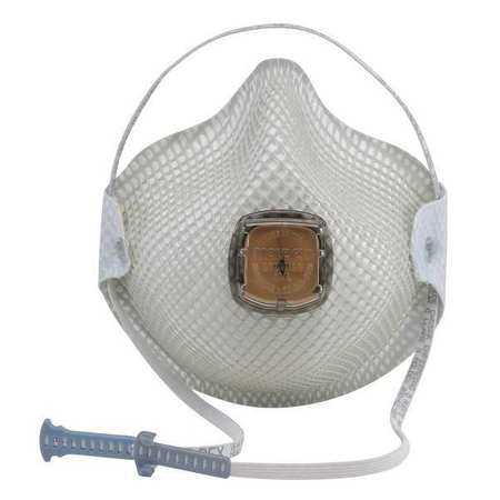 Moldex N95 Disposable Respirator w/ Valve, M/L, White, PK10 2700N95