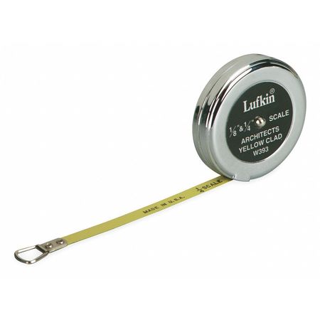 CRESCENT LUFKIN 1/4" x 5' Architect's Pocket Scale W393