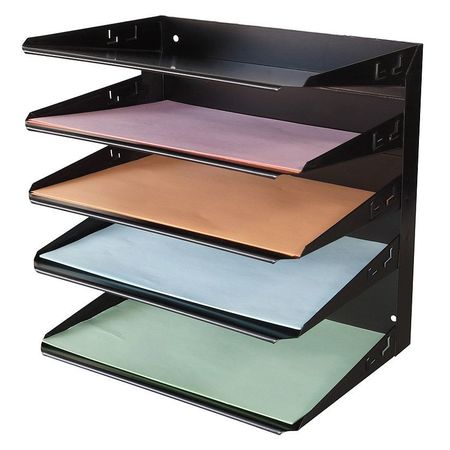 Zoro Select Desk Organizer, 5 Horizontal Compartment 1DNP5