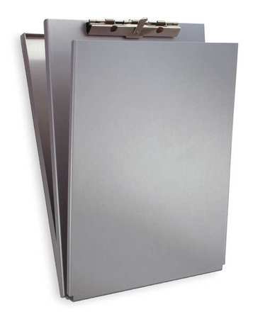 SAUNDERS 8-1/2" x 11" Portable Storage Clipboard 1/2", Silver 10017