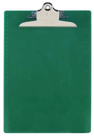 SAUNDERS 8-1/2" x 11" Clipboard, Green 21604