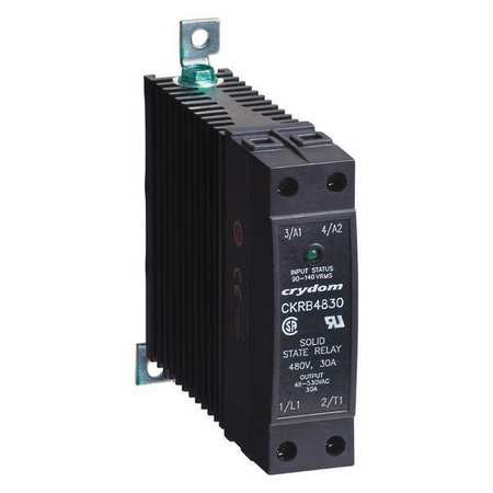 CRYDOM Solid State Relay, 110 to 280VAC, 30A CKRA2430