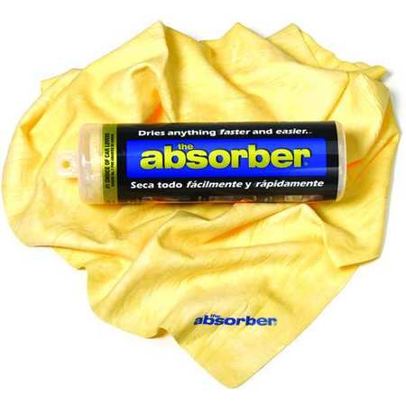 Absorber Drying Cloth, 27 in x 17 in, PVA Material, Assorted Color, For Aluminum/Metal/Rubber 51149