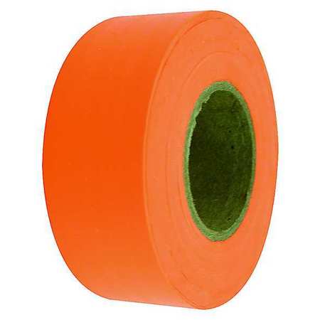 Zoro Select Flagging Tape, Fluorescent Orange, 150 ft 1EC17A