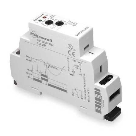 DAYTON Current Sensing Relay, 0.8to8A, 24to240VAC 1EJF6