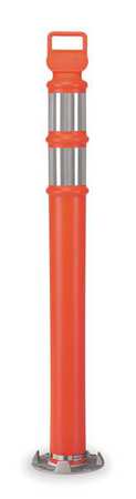Zoro Select Permanent Delineator Post, 43 In. X 4 In. 03-745AB