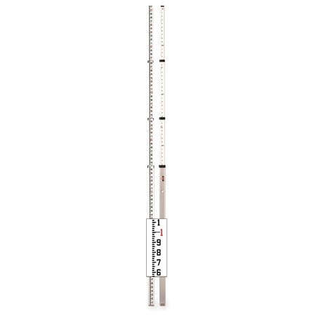 CST/BERGER Leveling Rod, Aluminum, 13 Ft 06-813