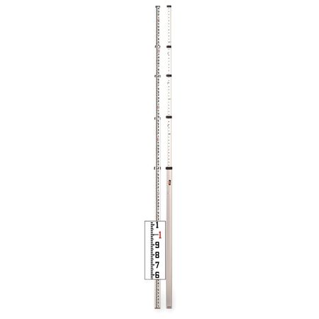 CST/BERGER Leveling Rod, Aluminum, 16 Ft 06-816