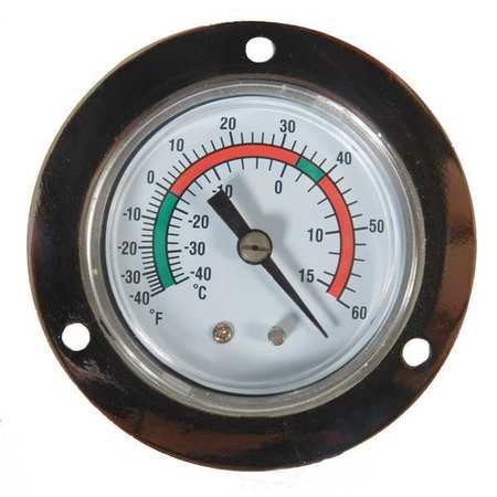 Zoro Select Analog Panel Mt Thermometer, -40 to 60F 1EPE3