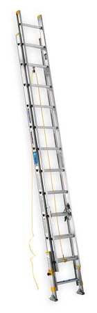 Werner 24 ft Aluminum Extension Ladder, 250 lb Load Capacity D1824-2EQ