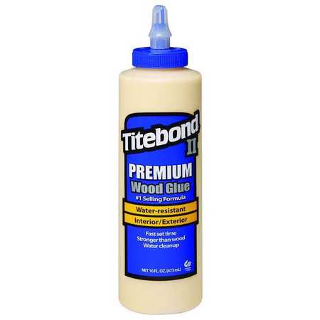 TITEBOND Wood Glue, 16 fl oz, Bottle, II Premium 5004