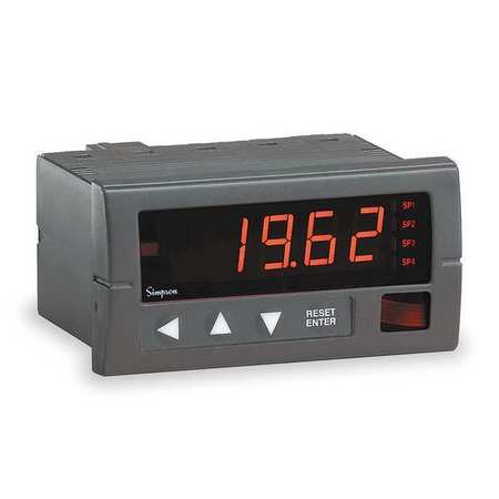 SIMPSON ELECTRIC Digital Panel Meter, Process H335-1-71-021