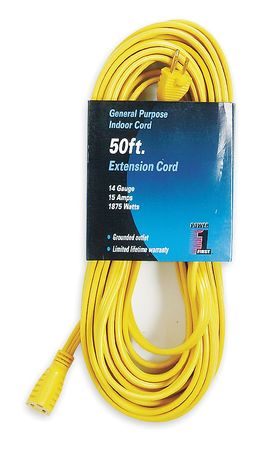 POWER FIRST 50 ft. 14/3 Extension Cord SPT-3 1FD61