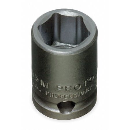 PROTO 3/8 in Drive Impact Socket 6 mm Size, Standard Socket, black oxide J7206M