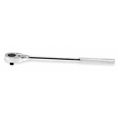 PROTO 3/8" Drive 24 Geared Teeth Pear Head Style Hand Ratchet, 11" L, Full Polish Finish J5250