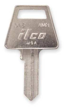 Kaba Ilco Key Blank, Brass, Type AM3, 5 Pin, PK10 1045-AM3