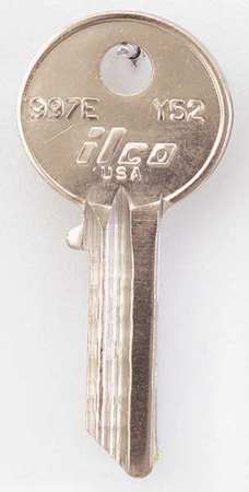 Kaba Ilco Key Blank, Brass, Type Y52, 5 Pin, PK10 997E-Y52